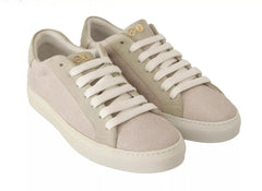 HIDE & JACK Off White Low Top Lace Up Sneakers Shoes