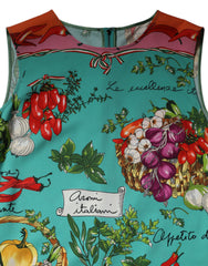 Dolce & Gabbana Multicolor Floral Silk Sleeveless Tank Top