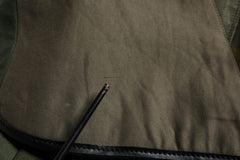 Dolce & Gabbana Military Green Patchwork Travel Backpack Bag