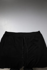 Dolce & Gabbana Black Cotton Crown Logo Jogger Pants