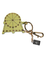 Dolce & Gabbana Multicolor Gold Tone Carretto Keychain Keyring