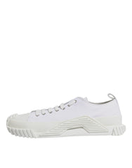 Dolce & Gabbana White Leather Low Top NS1 Sneakers Shoes