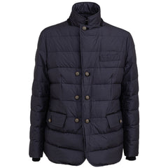 Dolce & Gabbana Blue Polyester Jackets & Coat
