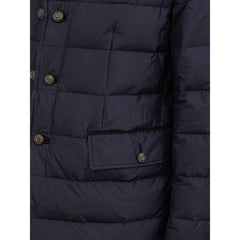 Dolce & Gabbana Blue Polyester Jackets & Coat