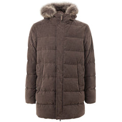 Herno Brown Cotton Jackets & Coat
