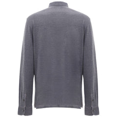 Corneliani Blue Cotton Polo Shirt