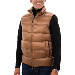 Herno Brown Polyamide Sleveless Jacket
