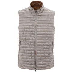 Herno Brown Polyamide Sleveless Jacket