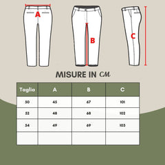 Emporio Armani Blue Linen Pant
