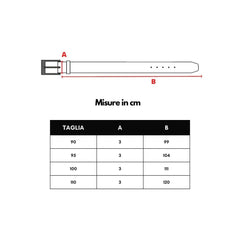 Bottega Veneta Black Leather Regular Belt