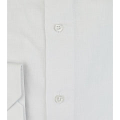 Bagutta White Linen Men Shirt
