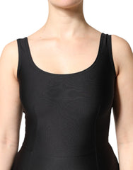 Dolce & Gabbana Black Sleeveless Bodycon Women Jumpsuit Dress