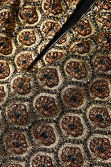 Dolce & Gabbana Brown Polyester Brocade A-line Mini Skirt