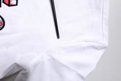 Dolce & Gabbana White Cotton Logo Print Round Neck T-shirt