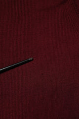 Dolce & Gabbana Burgundy Long Sleeves Turtleneck Slim Sweater