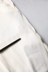 Dolce & Gabbana Cream Floral Lace Long Sleeves Blouse Top