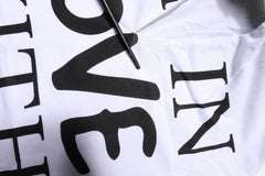 Dolce & Gabbana White Cotton Silk Blend Ascot Collar T-shirt