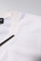 Dolce & Gabbana Cream Cashmere Knit Cropped Cardigan Sweater