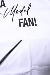 Dolce & Gabbana White Printed Cotton Round Neck Top T-shirt