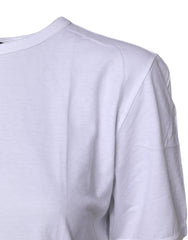 Dolce & Gabbana White Short Sleeves Round Neck Top T-shirt