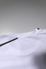 Dolce & Gabbana White Short Sleeves Round Neck Top T-shirt