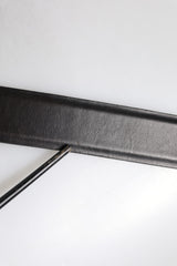 Dolce & Gabbana Black Leather Metal Buckle Classic Belt