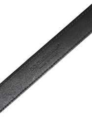 Dolce & Gabbana Multicolor Jacquard Leather Logo Buckle Belt