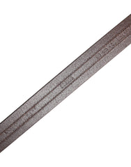 Dolce & Gabbana Burgundy Leather Metal Logo Buckle Belt