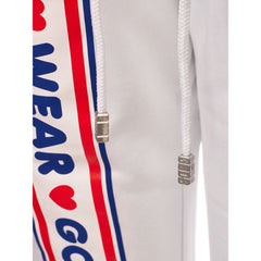 GCDS White Cotton Joggers Workout Pant