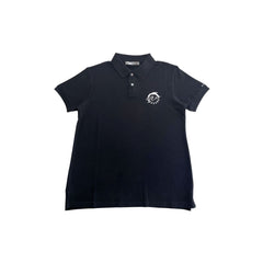 Trussardi Beachwear Black Cotton Men Polo Shirt