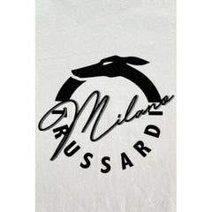 Trussardi Beachwear White Cotton Men T-Shirt