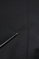 Dolce & Gabbana Black Wool Slim Fit Coat Blazer Jacket Suit
