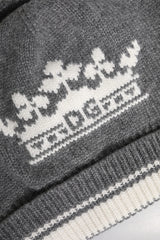 Dolce & Gabbana Gray Cashmere Knitted Winter Beanie Hat