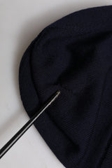 Dolce & Gabbana Black Wool #DGLovesLondon Winter Beanie Hat