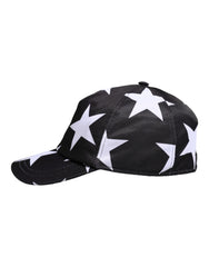 Dolce & Gabbana Black Star Print Polyester Baseball Cap