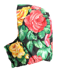 Dolce & Gabbana Multicolor Floral Print Whole Head Wrap Hat