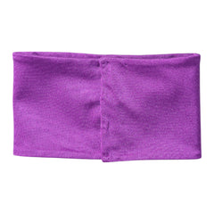 Dolce & Gabbana Purple Nylon Stretch Women Neck Warmer Scarf