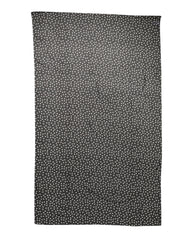 Dolce & Gabbana Black Polka Dots Polyester Wrap Shawl Scarf