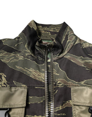 Dolce & Gabbana Multicolor Camouflage Cotton Bomber Jacket
