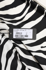 Dolce & Gabbana White Collared Full Zip Biker Coat Jacket