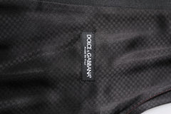 Dolce & Gabbana Maroon Wool Waistcoat Dress Formal Vest