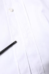 Dolce & Gabbana White Cotton GOLD Men Dress Formal Shirt