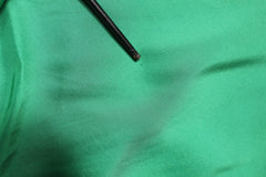 Dolce & Gabbana Green Silk Satin Long Sleeves Casual Shirt