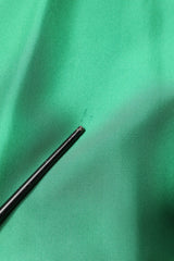 Dolce & Gabbana Green Silk Satin Long Sleeves Casual Shirt