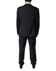 Emporio Armani Black Single Breasted Formal 2 Piece Suit