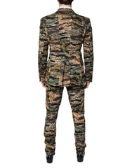 Dolce & Gabbana Multicolor TAORMINA Single Breasted 2 Piece Suit