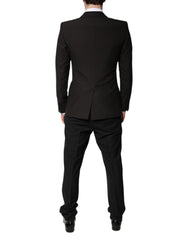 Dolce & Gabbana Black Single Breasted Formal 3 Piece Suit