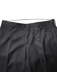 Dolce & Gabbana Dark Gray Wool Single Breasted 2 Piece Suit