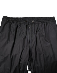 Dolce & Gabbana Black Cotton Single Breasted 2 Piece Suit