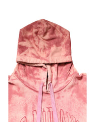 Dolce & Gabbana Pink Wash DG MILANO Hooded Pullover Sweater